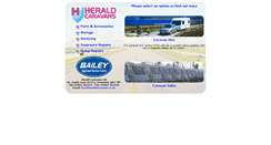 Desktop Screenshot of heraldcaravans.co.uk
