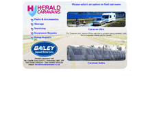 Tablet Screenshot of heraldcaravans.co.uk